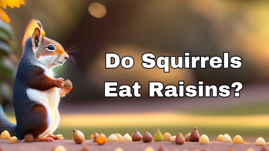 Do Squirrels Eat Raisins? A Comprehensive Guide