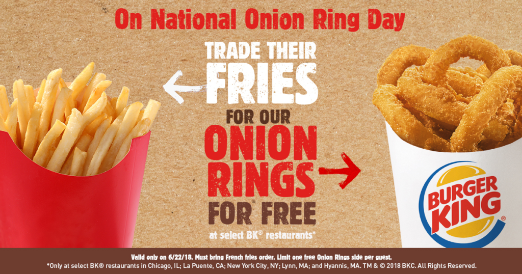 Does Burger King Have Onion Rings?